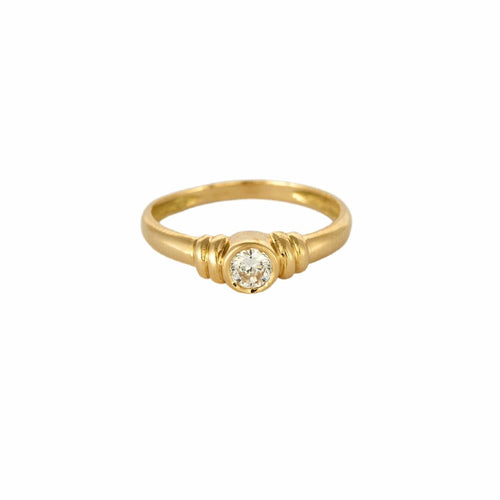Bague 50 Bague solitaire en or jaune et diamant 58 Facettes DV5390-11-50-5