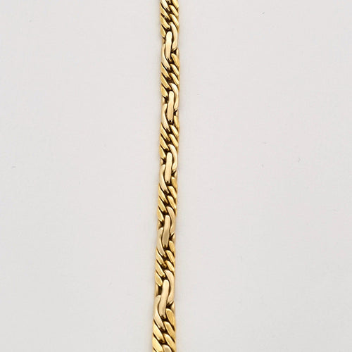 Collier Collier gourmette en or , émeraude et diamants 58 Facettes DV0463-16