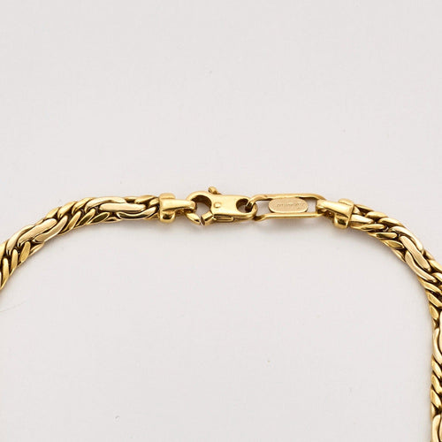 Collier Collier gourmette en or , émeraude et diamants 58 Facettes DV0463-16