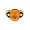 Bague 51 Bague en or jaune onyx, diamants et citrine 58 Facettes DV0463-15-51-2