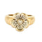 Bague 55 Bague "Fleur" or jaune, or gris et diamants 58 Facettes DV11262-7-DV0882-1