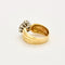 Bague 54 Bague en or jaune, or gris et diamants 58 Facettes DV11262-8-54-3