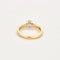 Bague 51 Bague solitaire en or jaune et diamant 58 Facettes DV11262-9-51-2
