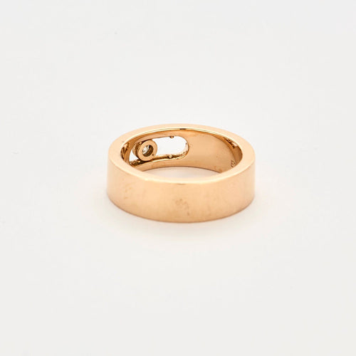 Bague 52 MESSIKA - Move - Bague en or rose serti d'un diamant 58 Facettes DV11868-1-52-1