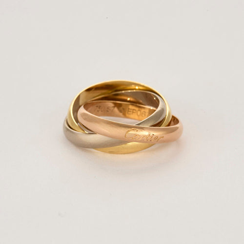 Bague 57 CARTIER - Trinity - Bague trois ors 58 Facettes DV12848-2-57-3