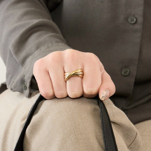 Bague 57 CARTIER - Trinity - Bague trois ors 58 Facettes DV12848-2-57-3