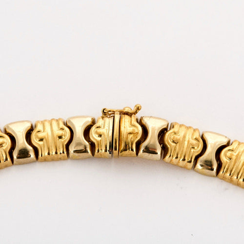 Collier Collier en or jaune et or gris, diamants 58 Facettes DV0984-5