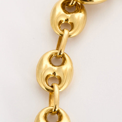 Collier Collier en or jaune à mailles grain de café 58 Facettes DV12883-5