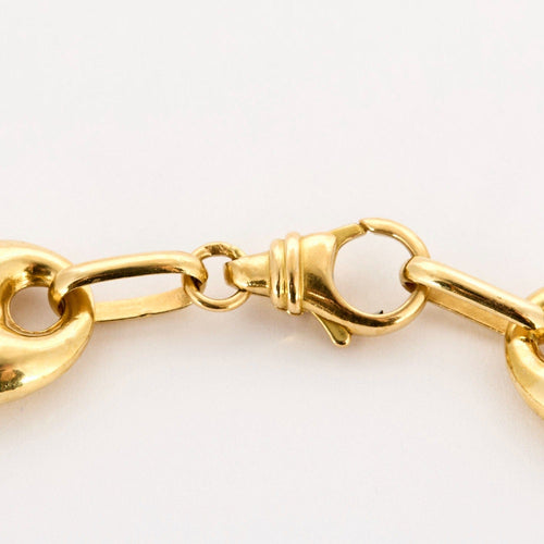 Collier Collier en or jaune à mailles grain de café 58 Facettes DV12883-5