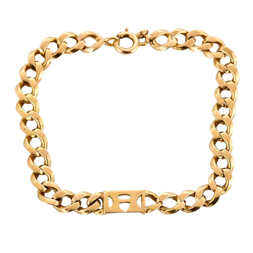 Bracelet Bracelet gourmette en or jaune 58 Facettes DV0989-6