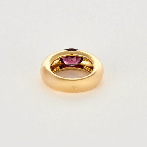 Bague 52 CARTIER - Ellipse - Bague jonc or jaune et grenat Rhodolite 58 Facettes DV0947-1-52-1