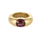 Bague 52 CARTIER - Ellipse - Bague jonc or jaune et grenat Rhodolite 58 Facettes DV0947-1-52-1