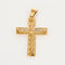 Pendentif Pendentif Croix en or jaune 58 Facettes DV0989-7
