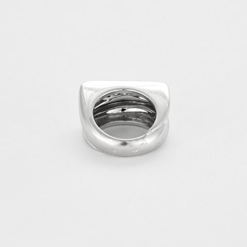 Bague 52 FRED - Sucess - Bague en or gris et diamants 58 Facettes DV0995-1-52-2