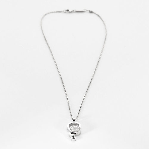 Collier CHOPARD - Chaîne et en pendentif Happy Diamond en or gris et diamant 58 Facettes DV11970-3
