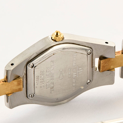 Montre BAUME ET MERCIER - Linea - Bracelet montre en acier, index diamants 58 Facettes DV0985-1