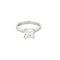 Bague 54 Bague solitaire en or gris et diamant 3.01 carat 58 Facettes DV0125-10-54-3