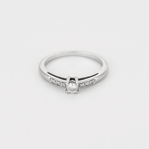 Mauboussin - Tu es le Sel de ma vie - Bague en or gris et diamants