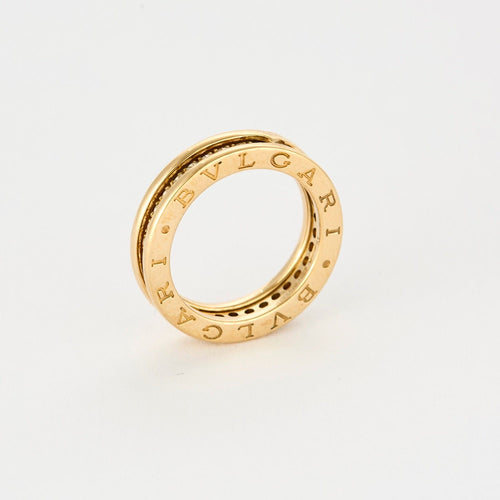 Bague 51 Bulgari Bague B.zero en or jaune et diamants 58 Facettes DV1719-8-51-2