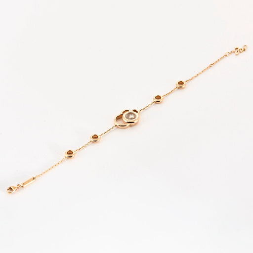 Bracelet CHOPARD - Happy Diamonds - Bracelet en rose et diamant 58 Facettes DV0998-3