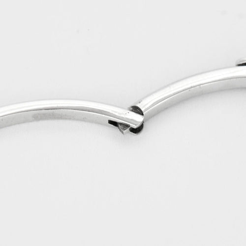 Bracelet Bracelet jonc en or gris et diamants 58 Facettes DV0996-4