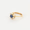 Bague 50 Bague saphir et diamants 58 Facettes DV10850-2