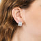 Boucles d'oreilles Boucles d'oreilles or gris et diamants 58 Facettes DV13363-2