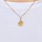 Collier AUGIS - Collier en or jaune retenant une médaille sentimentale 58 Facettes DV1342-8