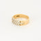 Bague 58 Bague en or jaune et diamants 58 Facettes DV0998-4-58-2