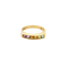 STERN - Rainbow Bague en or jaune  et pierres fines de couleurs