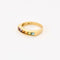 Bague 53 STERN - Rainbow Bague en or jaune  et pierres fines de couleurs 58 Facettes DV8672-3-53-2