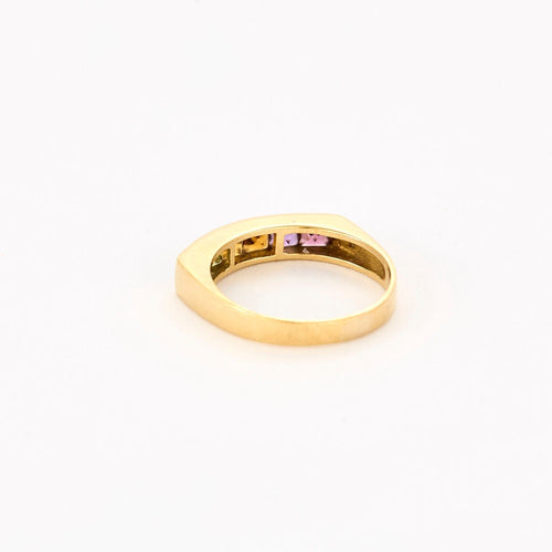 Bague 53 STERN - Rainbow Bague en or jaune  et pierres fines de couleurs 58 Facettes DV8672-3-53-2