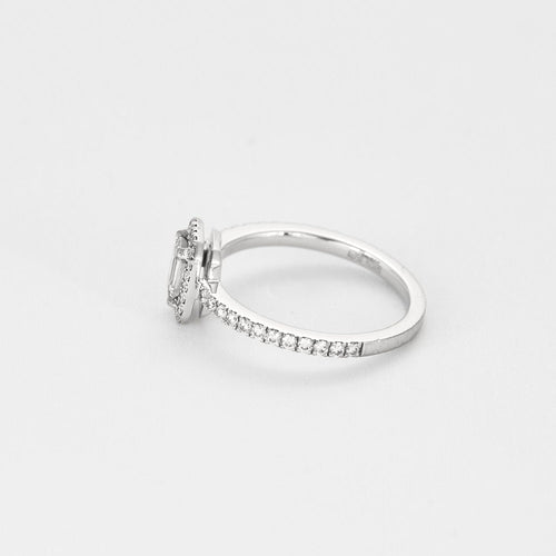 Bague 51.5 MESSIKA - M-LOVE - Solitaire en or blanc et diamants 58 Facettes DV13427-3-515-3