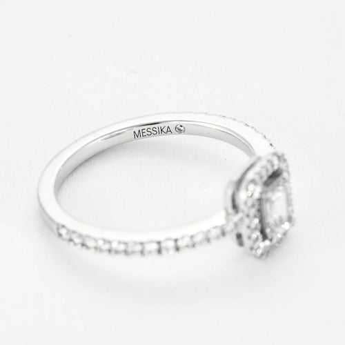Bague 51.5 MESSIKA - M-LOVE - Solitaire en or blanc et diamants 58 Facettes DV13427-3-515-3