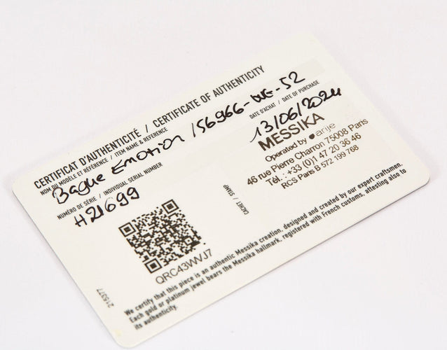 Bague 51.5 MESSIKA - M-LOVE - Solitaire en or blanc et diamants 58 Facettes DV13427-3-515-3