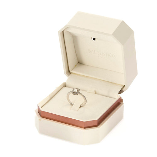 Bague 51.5 MESSIKA - M-LOVE - Solitaire en or blanc et diamants 58 Facettes DV13427-3-515-3