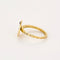 Bague 54 Bague en or jaune et diamants 58 Facettes DV13292-1