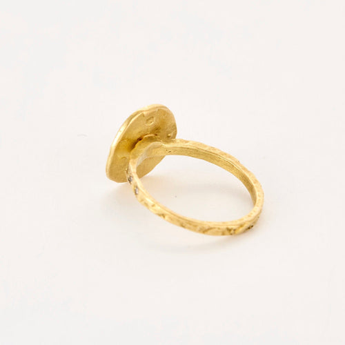 Bague 54 Bague en or jaune et diamants 58 Facettes DV13292-1