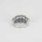 Bague en or blanc et diamants