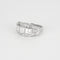 Bague en or blanc et diamants