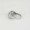 Bague en or blanc et diamants