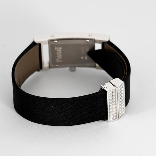 Montre PIAGET - Limelight rectangle allongée - Montre en or blanc et diamants 58 Facettes DV4479-32