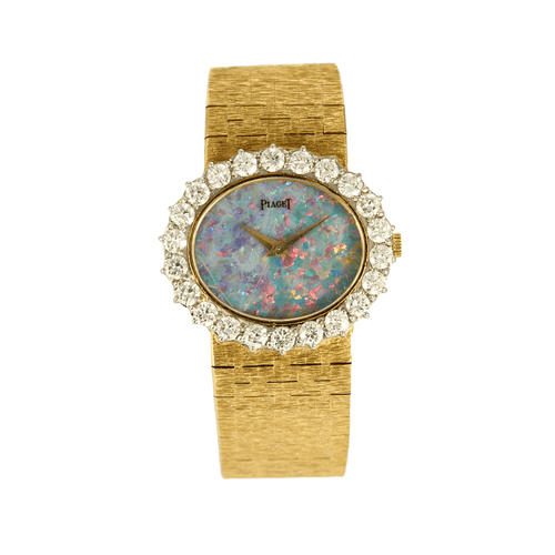 Montre PIAGET - Extraplate Joaillerie - Montre de dame Or Jaune, Opale, Diamants 58 Facettes DV4479-33