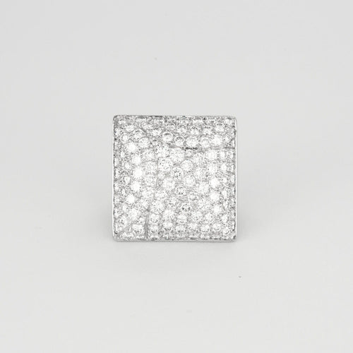 Bague 52.5 Cartier - Berlingot - Bague en or blanc et diamants 58 Facettes DV4479-4-525-3