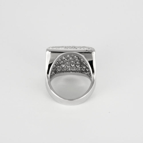 Bague 52.5 Cartier - Berlingot - Bague en or blanc et diamants 58 Facettes DV4479-4-525-3