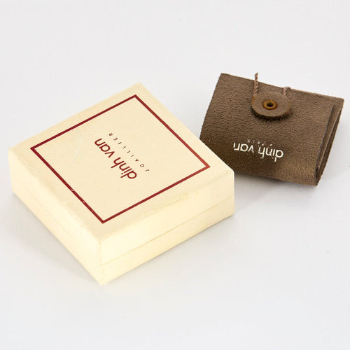 Bague 54 DINH VAN - Duo Spirale - Bague or jaune, or gris et diamants noirs 58 Facettes DV14060-1