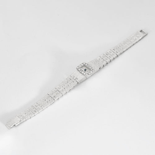 Montre PIAGET - Mécanisme 101 P - Montre en or blanc et diamants 58 Facettes DV4479-42