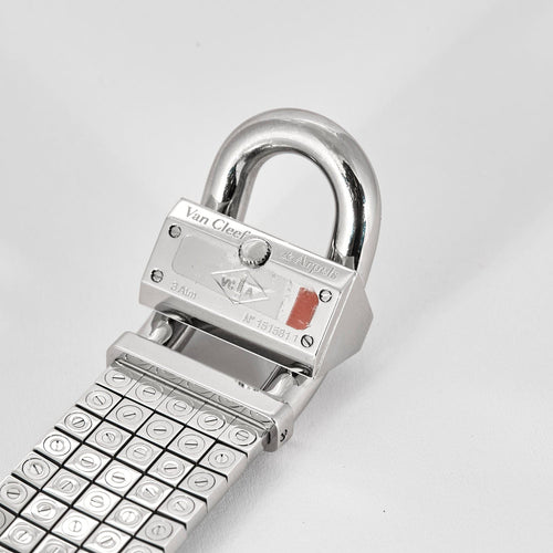 Montre VAN CLEEF & ARPELS - Collection Cadenas - Montre en acier 58 Facettes DV4479-18