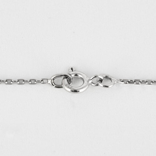 Collier Collier en or gris et pendentif diamants 58 Facettes DV9390-5