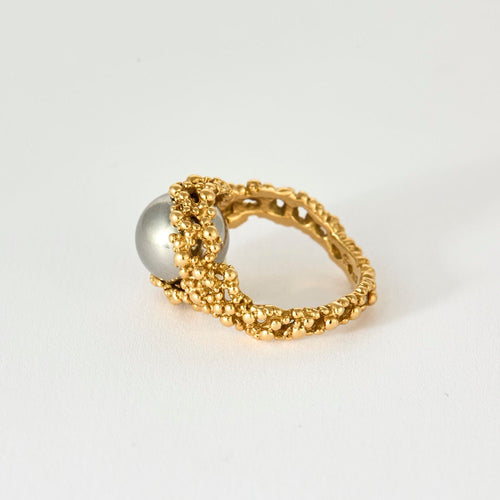 Bague 51 GILBERT ALBERT - Bague en or jaune et billes interchangeables 58 Facettes DV5853-3-51-2